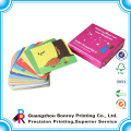 Custom educational playing game card printing